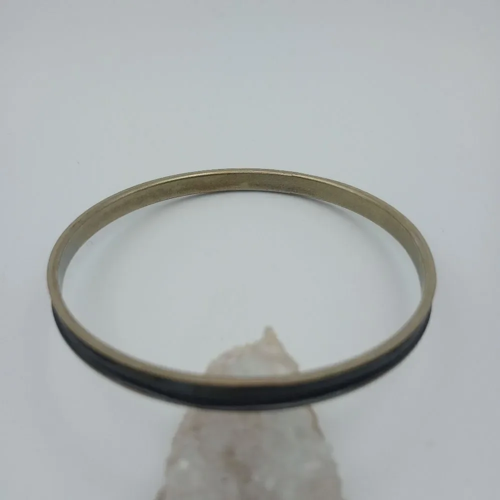 Onyx river bangle bracelet. B638